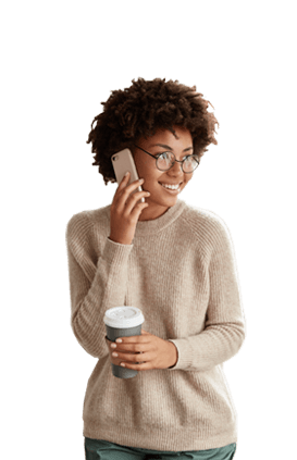 Professional on a phone call
